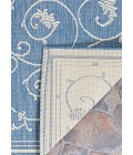 Couristan Recife Veranda 6' x 9' Champagne/Blue Area Rug