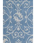 Couristan Recife Veranda Extra Large Champagne/Blue Area Rug