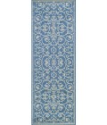 Couristan Recife Veranda Extra Large Champagne/Blue Area Rug