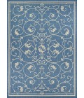 Couristan Recife Veranda Extra Large Champagne/Blue Area Rug