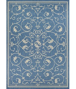 Couristan Recife Veranda Champ/Blue Area Rug 8 ft. 6 in. X 8 ft. 6 in. Square