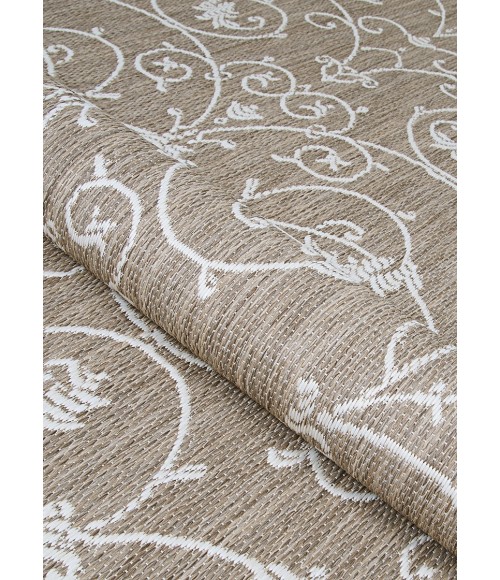 Couristan Recife Veranda Long Runner Champagne/Taupe Area Rug