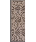 Couristan Recife Veranda Square Cocoa/Black Area Rug