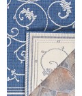 Couristan Recife Veranda Square Ivory/Indigo Area Rug