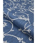 Couristan Recife Veranda Square Ivory/Indigo Area Rug