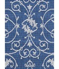 Couristan Recife Veranda Square Ivory/Indigo Area Rug