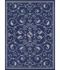 Couristan Recife Veranda Square Ivory/Indigo Area Rug