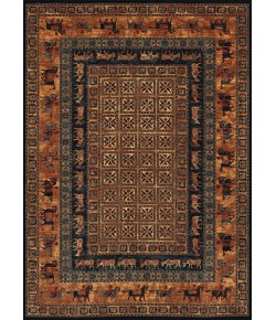 Couristan Old World Classics Pazyrk Burnished Rust Area Rug 6 ft. 6 in. X 9 ft. 10 in. Rectangle