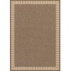 Couristan Recife Wicker Stitch Cocoa/Natural Area Rug 2 ft. X 3 ft. 7 in. Rectangle