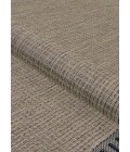 Couristan Recife Cocoa/Black 1681/2500 3 ft. 9 in. X 5 ft. 5 in. Rectangle Rug