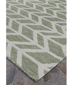 Couristan Recife Garden Key Sage/Champagne Area Rug 2 ft. 3 in. X 11 ft. 9 in. Rectangle