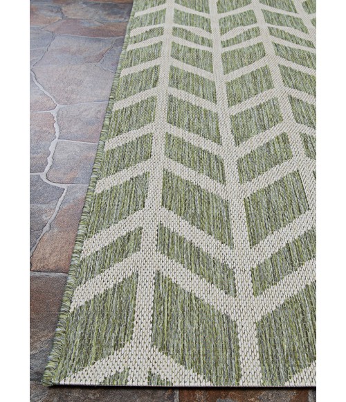 Recife Area Rug Couristan Recife Garden Key 9' Round Sage/Champagne Area Rug