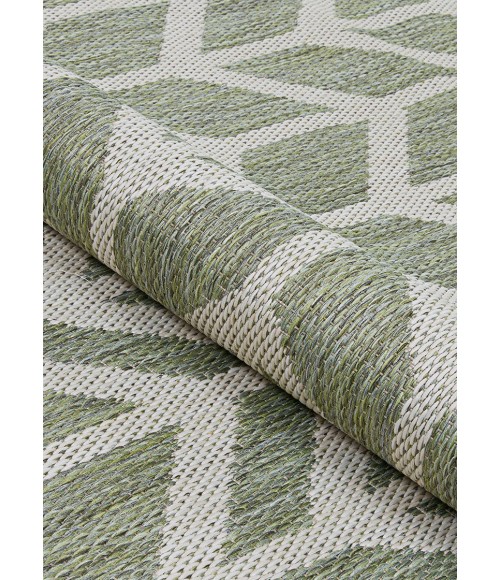 Recife Area Rug Couristan Recife Garden Key 9' Round Sage/Champagne Area Rug