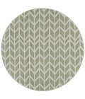 Recife Area Rug Couristan Recife Garden Key 9' Round Sage/Champagne Area Rug