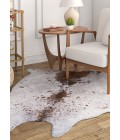 Prairie Hides Area Rug Couristan Prairie Hides Geilo 6' x 9' Ivory-Black Area Rug