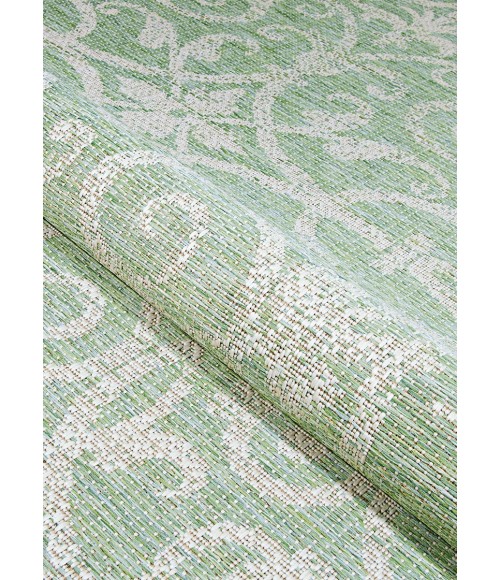 Couristan Monaco Summer Quay 5' x 8' Ivory/Light Green Area Rug