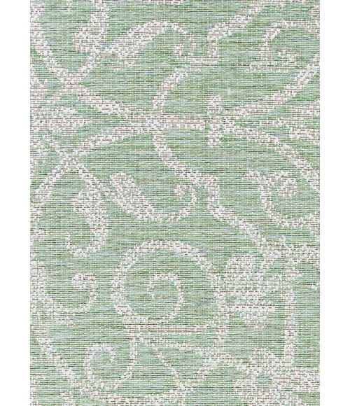 Couristan Monaco Summer Quay 5' x 8' Ivory/Light Green Area Rug