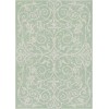 Couristan Monaco Summer Quay Ivory/Lt Green Area Rug 7 ft. 6 in. X 10 ft. 9 in. Rectangle