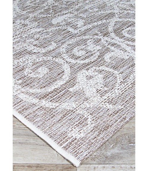 Couristan Monaco Summer Quay 8' x 11' Cocoa/Natural Area Rug
