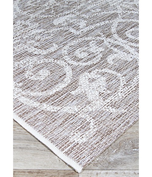 Couristan Monaco Summer Quay 2' x 4' Cocoa/Natural Area Rug