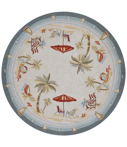 Outdoor Escape Area Rug Couristan Outdoor Escape Pacific Heights 5' x 8' Ocean Area Rug