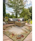 Couristan Covington Tropic Gardens 9' Runner Sand/Multi Area Rug