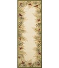 Couristan Covington Tropic Gardens 9' Runner Sand/Multi Area Rug