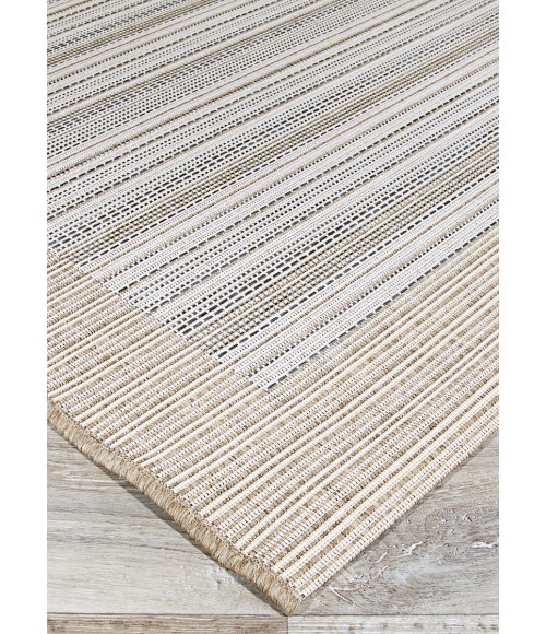 Monaco Area Rug Couristan Monaco Bowline 8' x 11' Cocoa/Natural/Ivory Area Rug