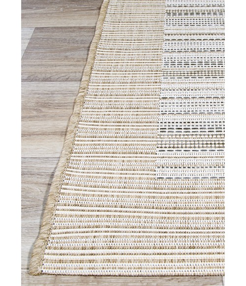 Monaco Area Rug Couristan Monaco Bowline 8' x 11' Cocoa/Natural/Ivory Area Rug