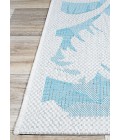 Couristan Monaco Coastal Floral 5' x 8' Ivory/Turquoise Area Rug