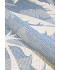 Couristan Monaco Coastal Floral 6' x 9' Ivory/Sapphire Area Rug