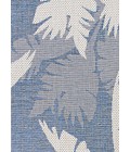 Couristan Monaco Coastal Floral 6' x 9' Ivory/Sapphire Area Rug