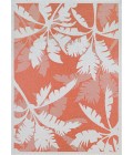 Couristan Monaco Coastal Floral 5' x 8' Ivory/Orange Area Rug