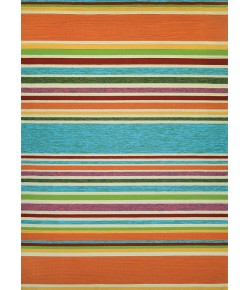 Couristan Covington Sherbet Stripe Multi Area Rug 3 ft. 6 in. X 5 ft. 6 in. Rectangle