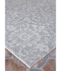 Couristan Monte Carlo Palmette 2' x 4' Grey/Ivory Area Rug