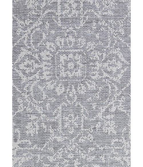 Couristan Monte Carlo Palmette 8' x 11' Grey/Ivory Area Rug