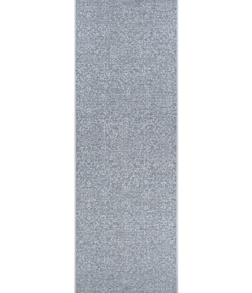 Couristan Monte Carlo Palmette 8' Runner Grey/Ivory Area Rug