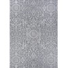 Couristan Monte Carlo Palmette Grey/Ivory Area Rug 3 ft. 9 in. X 5 ft. 5 in. Rectangle