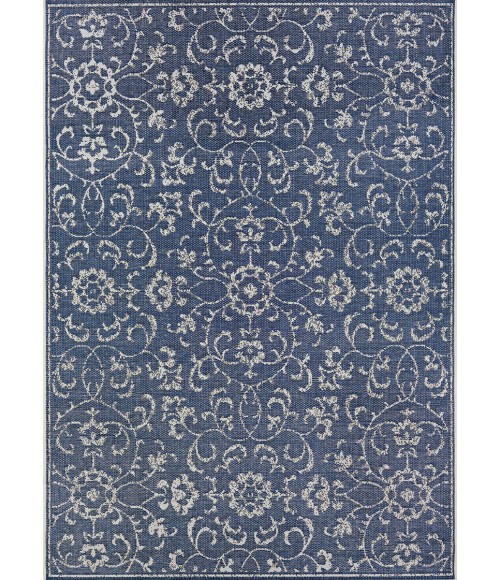 Monte Carlo Area Rug Couristan Monte Carlo Summer Vines 5' x 8' Navy/Ivory Area Rug