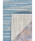 Couristan Monte Carlo Coastal Breeze 6' x 9' Ocean/Champagne Area Rug