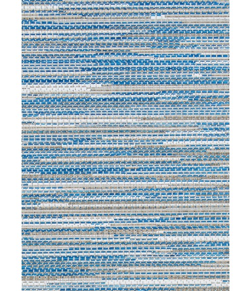 Couristan Monte Carlo Coastal Breeze 6' x 9' Ocean/Champagne Area Rug