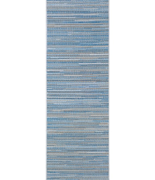 Couristan Monte Carlo Coastal Breeze 6' x 9' Ocean/Champagne Area Rug
