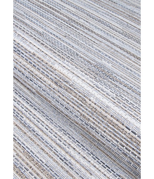 Couristan Monte Carlo Coastal Breeze 8' Runner Taupe/Champagnen Area Rug