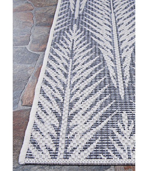 Couristan Marseille Le Pleine 4' x 6' Gris Area Rug