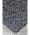 Couristan Monaco Pavers Long Runner Black Area Rug