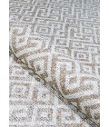 Couristan Monaco Pavers 2' x 4' Mocha Area Rug