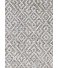 Couristan Monaco Pavers 8' Runner Mocha Area Rug