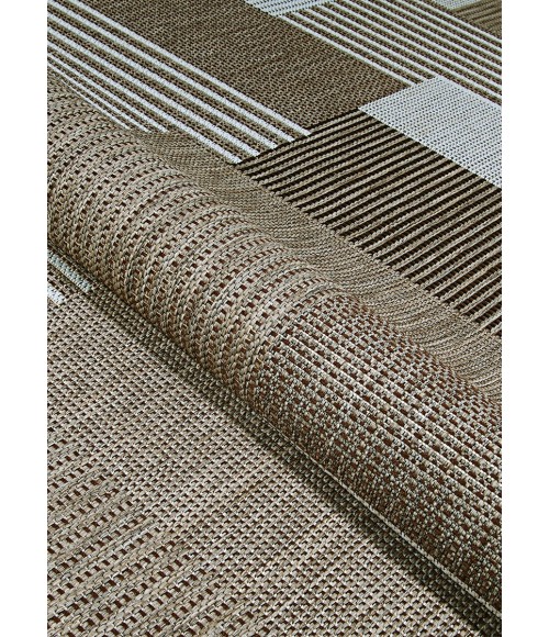 Monaco Area Rug Couristan Monaco Starboard 4' x 6' Brown/Sand Area Rug