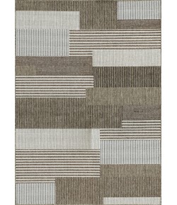 Couristan Monaco Starboard Grey/Sand Area Rug 2 ft. 3 in. X 7 ft. 10 in. Rectangle