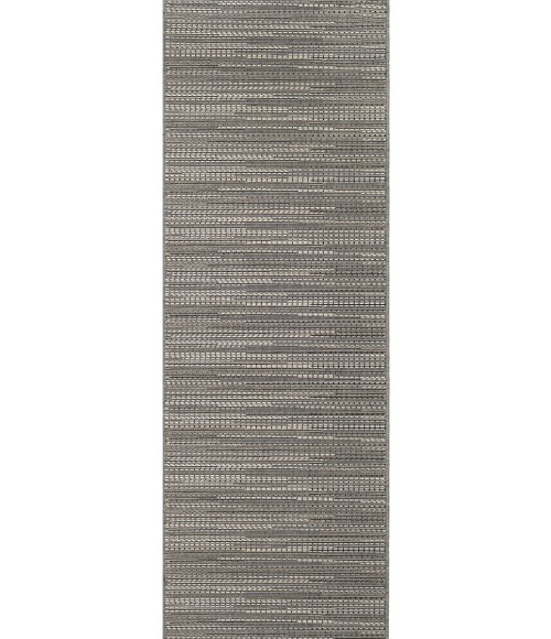 Couristan Monaco Larvotto 8' Runner Grey/Multi Area Rug
